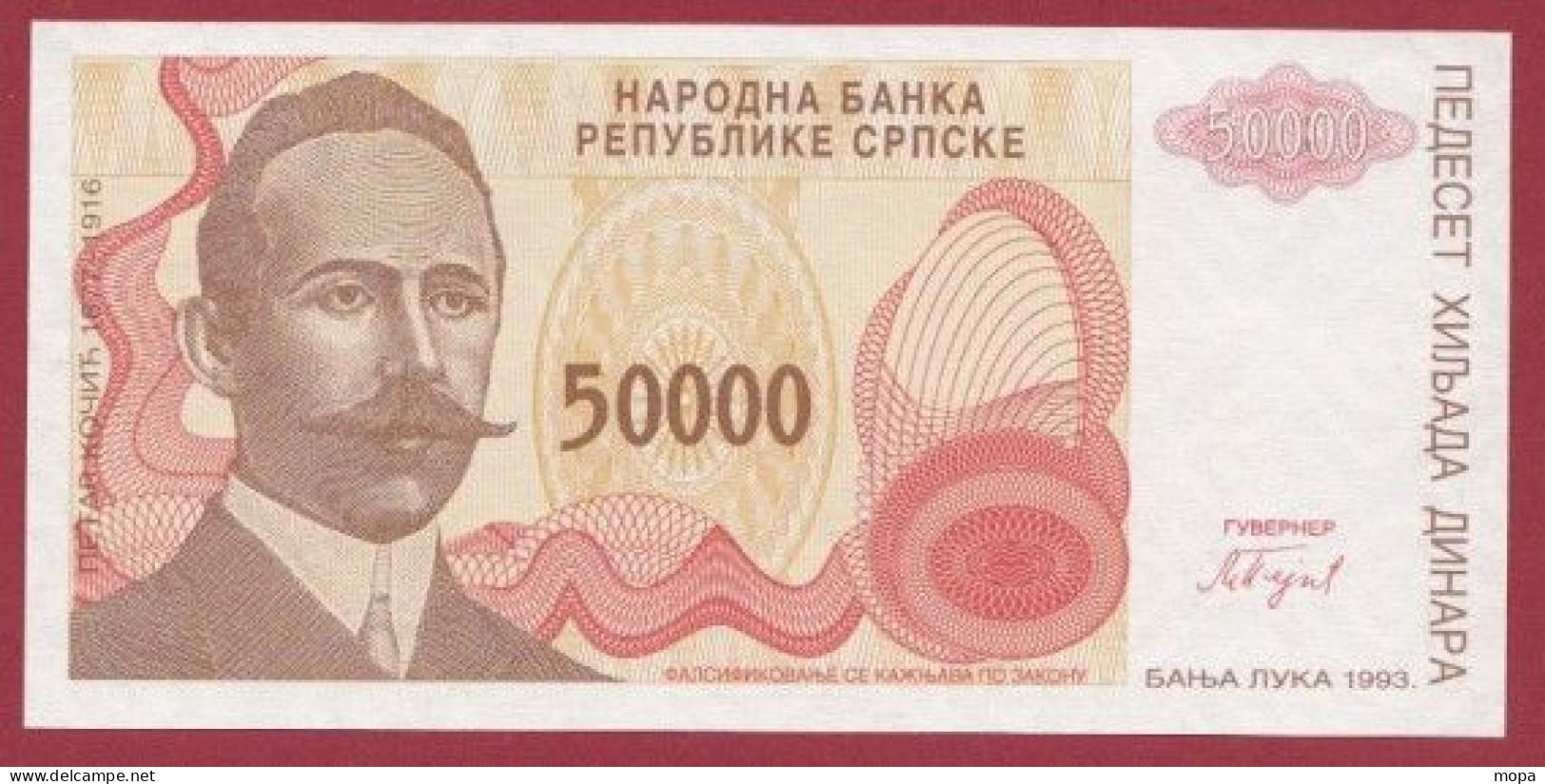 Bosnie-Herzegovine--- 50000 Dinara --1993    ---UNC --(342) - Bosnia Erzegovina