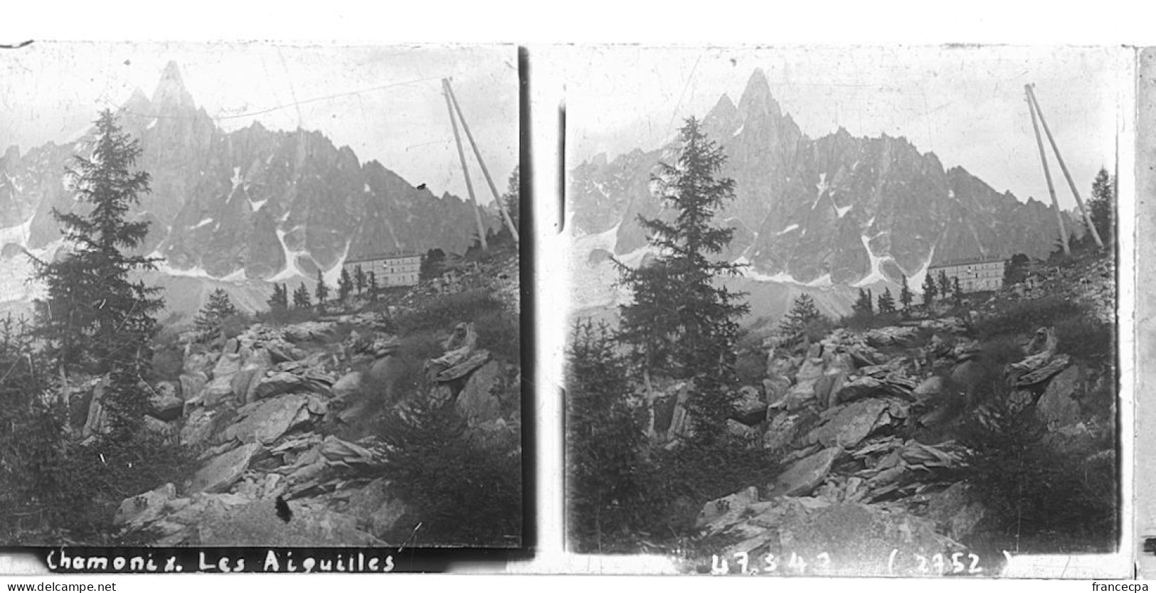 PP 705 - HAUTE SAVOIE - CHAMONIX - Les Aiguilles - Diapositivas De Vidrio