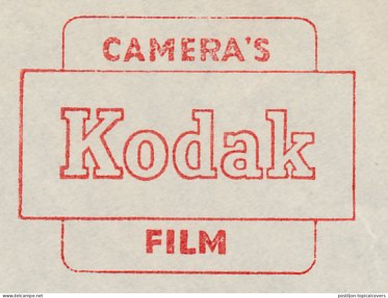 Meter Cover Netherlands 1957 Kodak - Photography / Film Products  - Fotografie