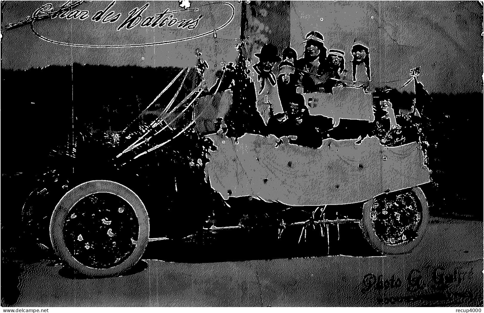 83 LE MUY  Cavalcade De Le Mi-carême 1921 Char Des Nations  Cp Photo 2 Scans - Le Muy