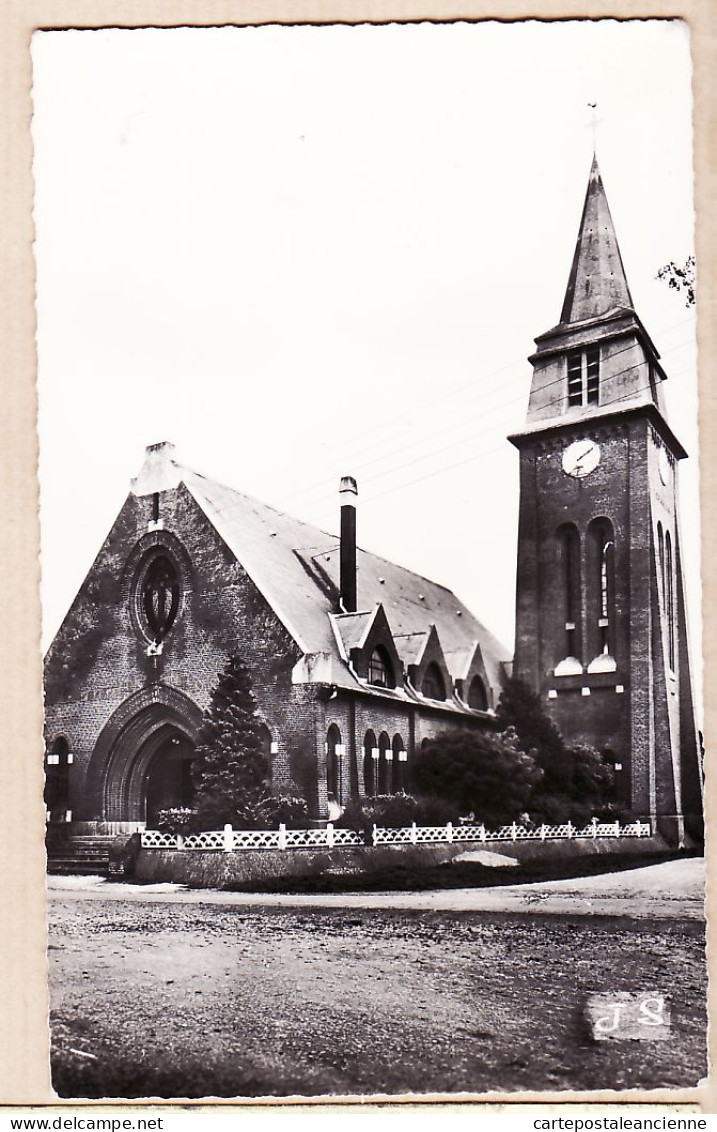 18929 / BERTINCOURT Pas De Calais L'EGLISE 1950s Photo Véritable Photo Edition SOUILLARD Bapaume N°5 - Bertincourt