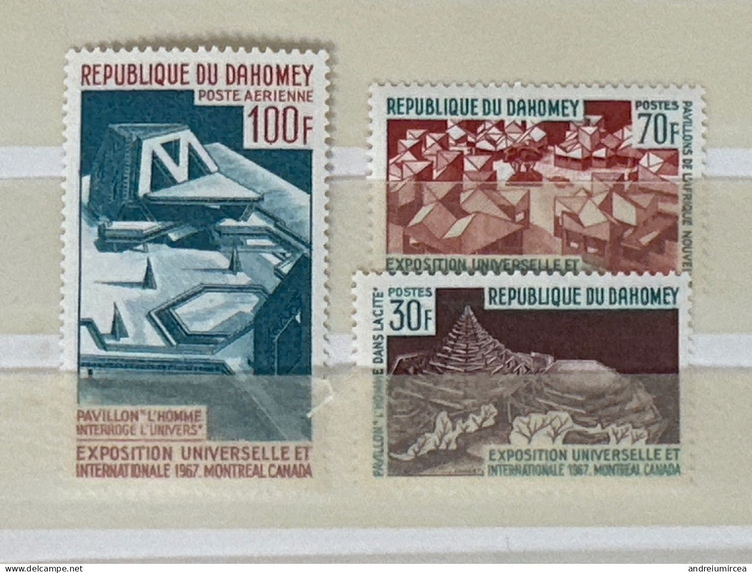 Dahomey MNH. 1967 Montréal Exposition Universelle - Benin - Dahomey (1960-...)