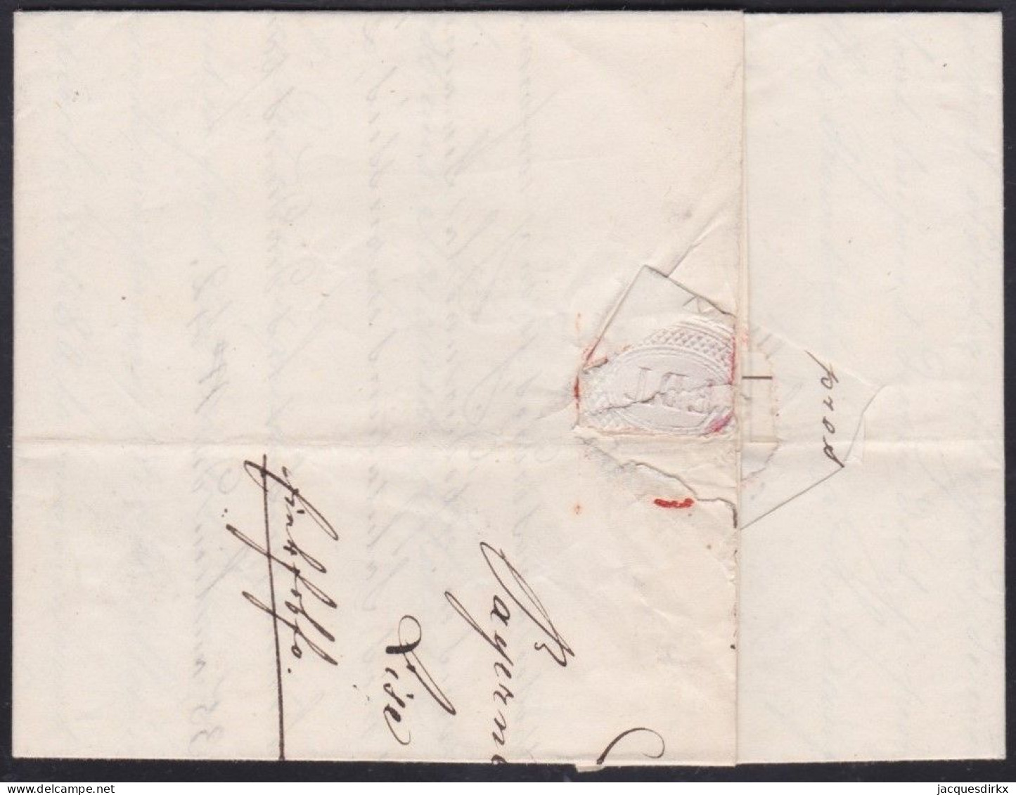 Suisse   .  Yvert  .   Lettre  (2 Scans)    .        O        .      Oblitéré - ...-1845 Vorphilatelie