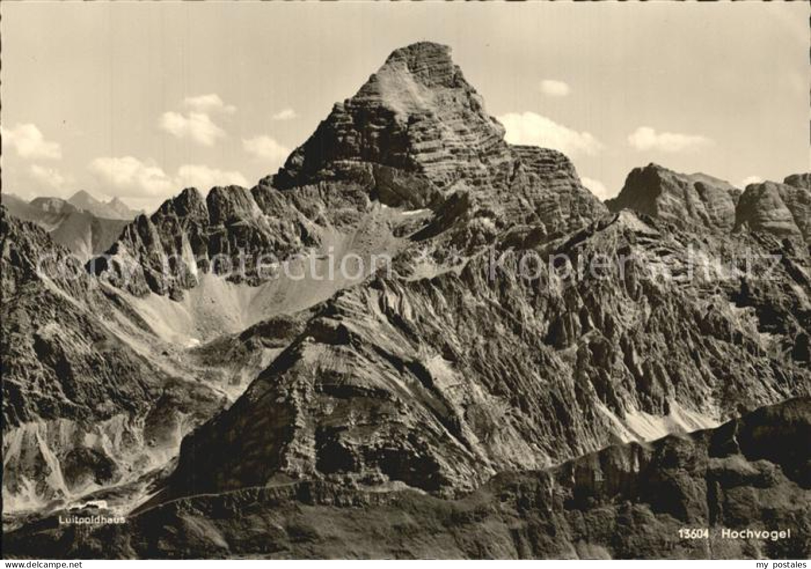 72395401 Hochvogel Mit Fuchskarspitze Und Prinz Luitpoldhaus Hochvogel - Hindelang