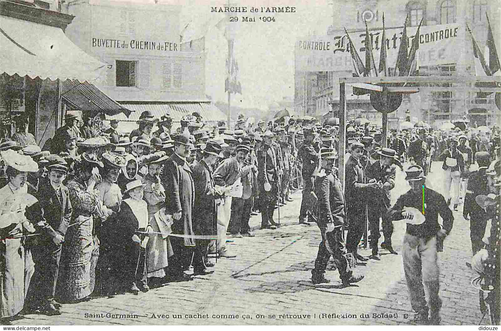 Reproduction CPA - Marché - Marché De L'Armée Du 29 Mai 1904 - CPM Format CPA - Voir Scans Recto-Verso - Mercati