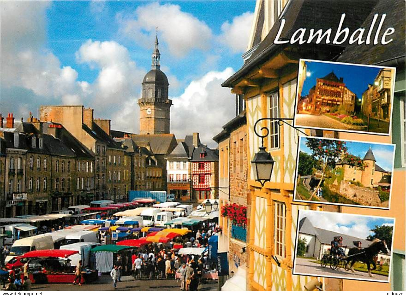 Marchés - Lamballe - La Place Du Martray, La Maison Du Bourreau, L'ancien Manoir De La Morinière Et Te Haras - Multivues - Mercati