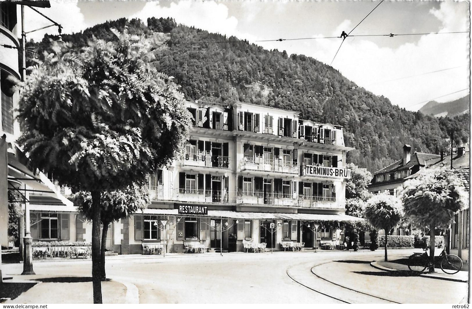 MEIRINGEN ► Hotel-Terminus Brünig In Meiringen Anno 1948 - Meiringen
