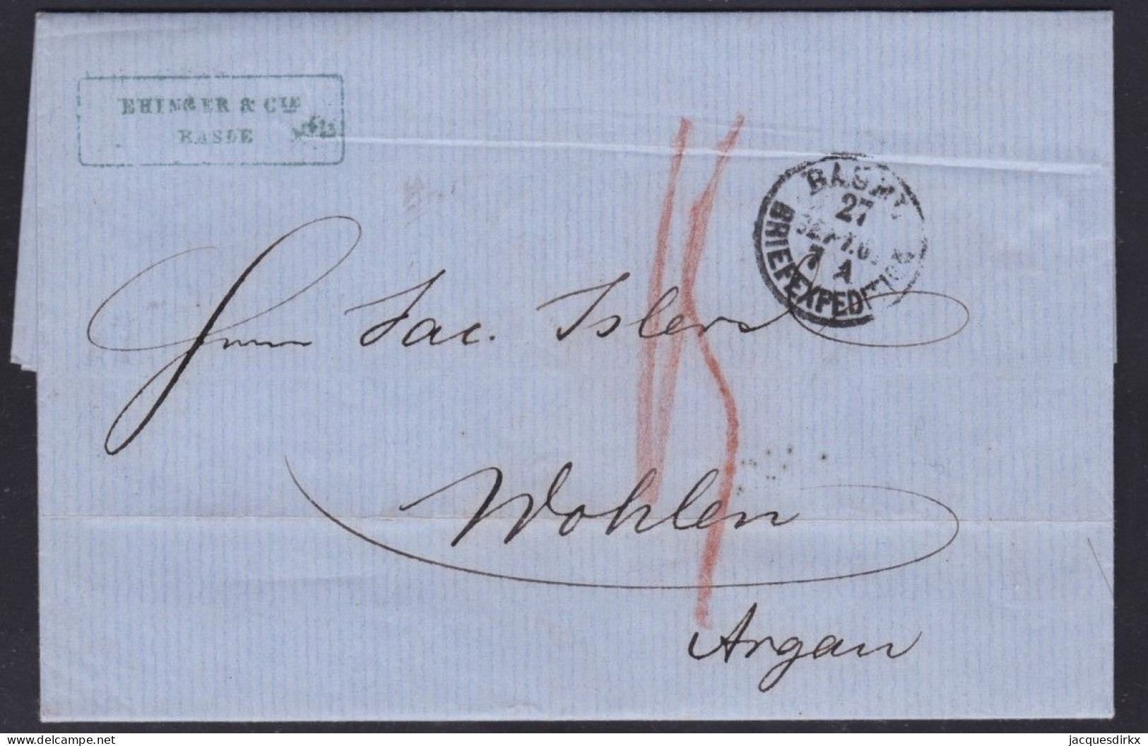 Suisse   .  Yvert  .   Lettre  (2 Scans)    .        O        .      Oblitéré - ...-1845 Prephilately