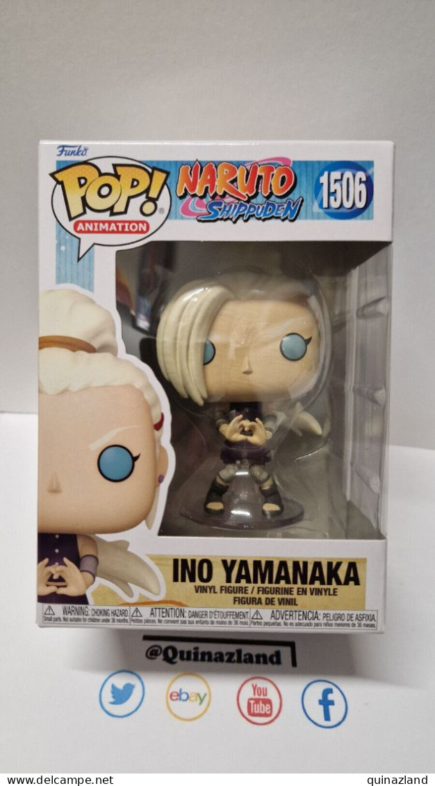 Funko Pop! NARUTO SHIPPUDEN POP Animation N° 1506 Ino Yamanaka (F45) - Jeux Vidéo