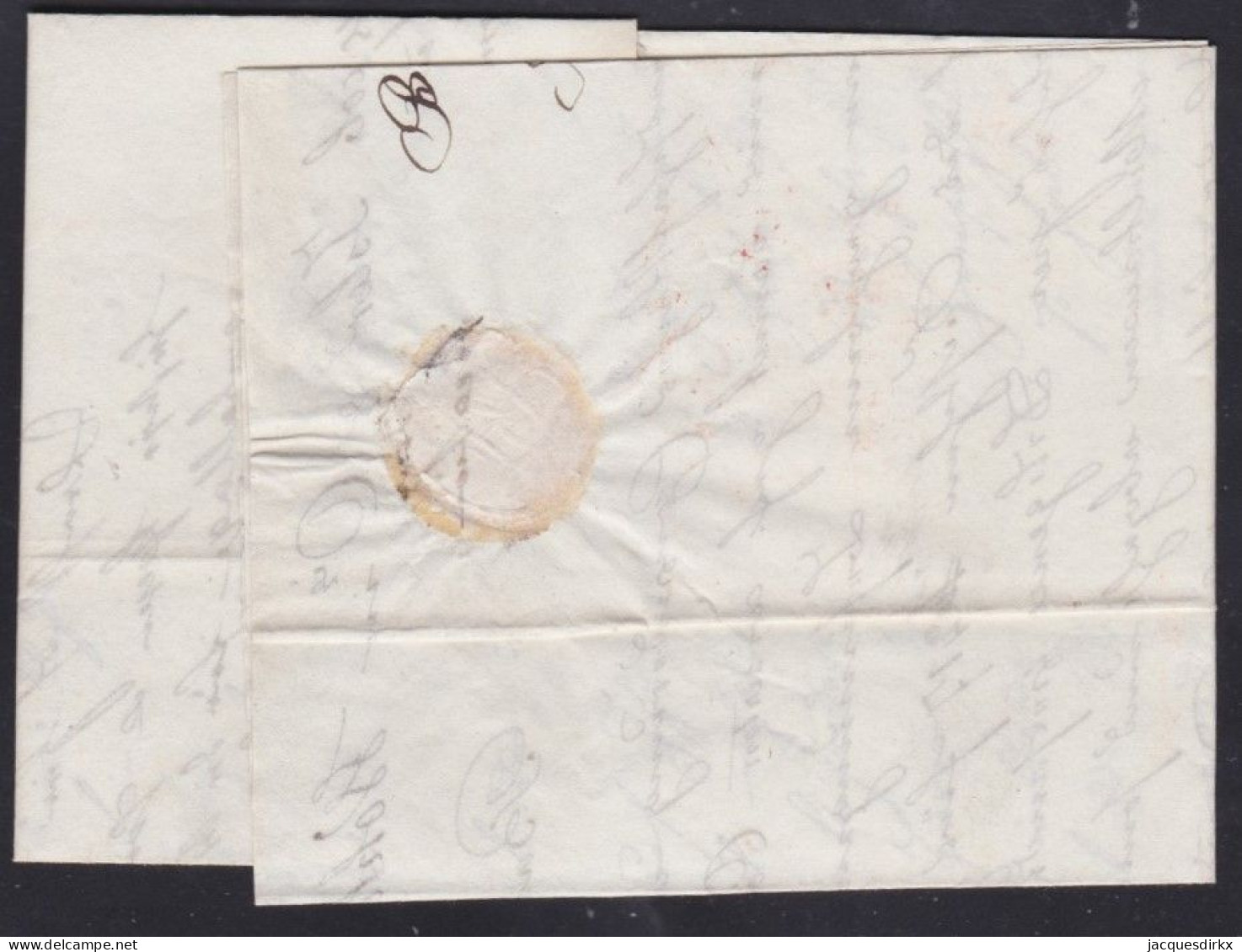 Suisse   .  Yvert  .   Lettre  (2 Scans)    .        O        .      Oblitéré - ...-1845 Precursores