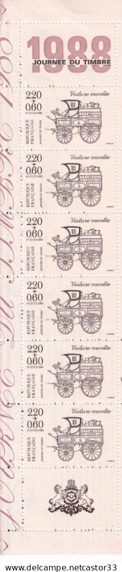 Carnet Journée Du Timbre 1988 - Stamp Day