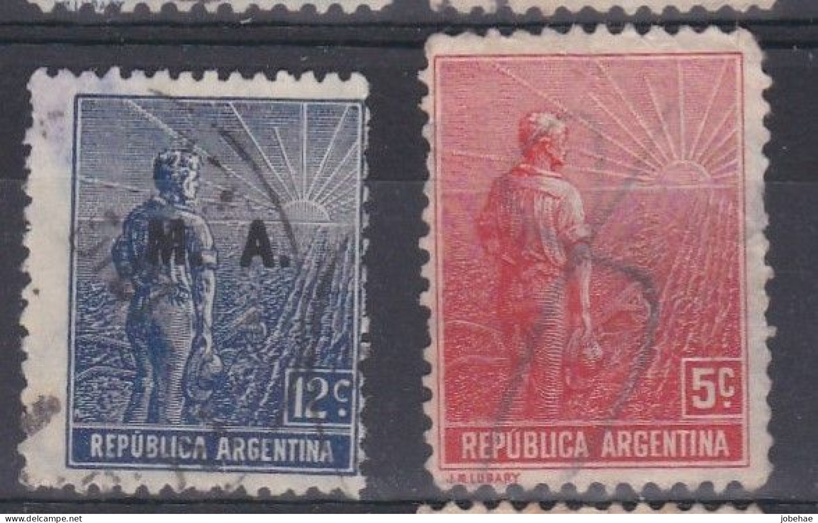 Argentine YT° 165-166 - Used Stamps