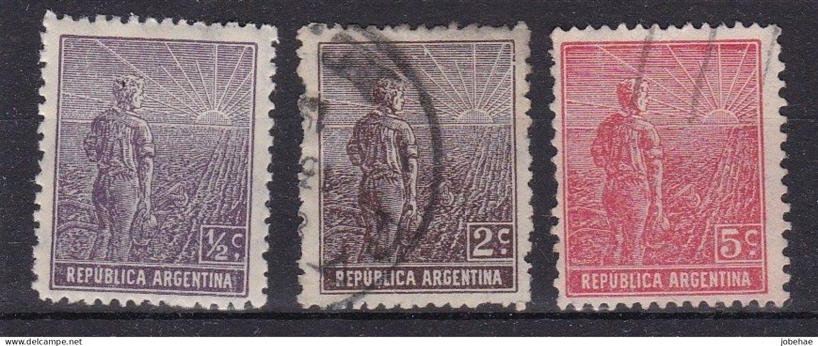 Argentine YT° 167-176 - Used Stamps