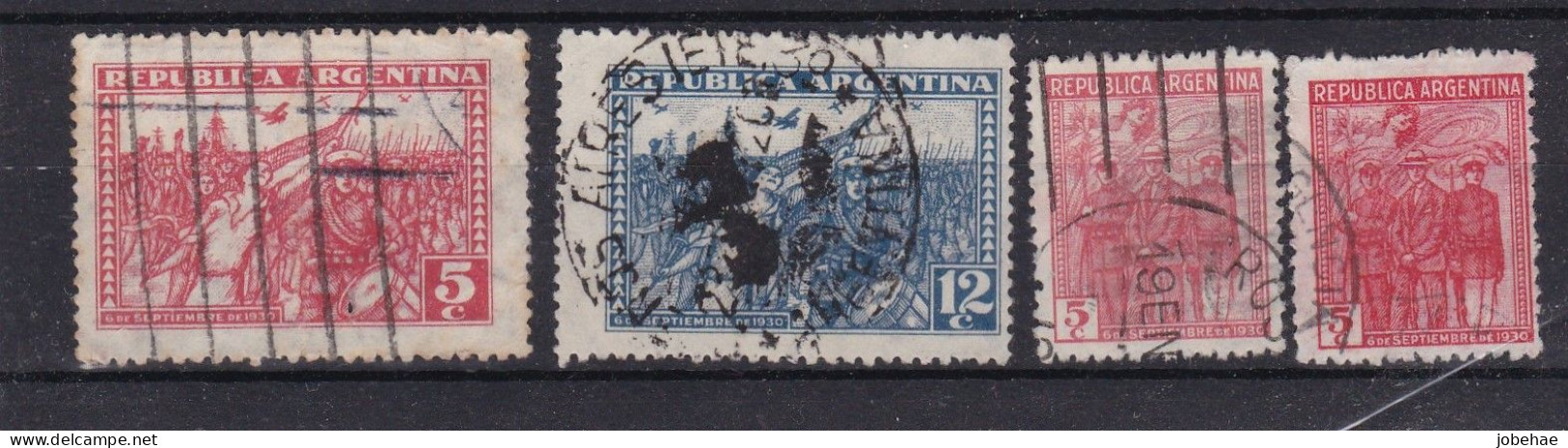 Argentine YT° 326-350 - Used Stamps