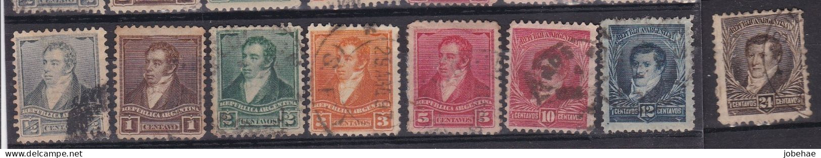 Argentine YT° 94-109 - Used Stamps