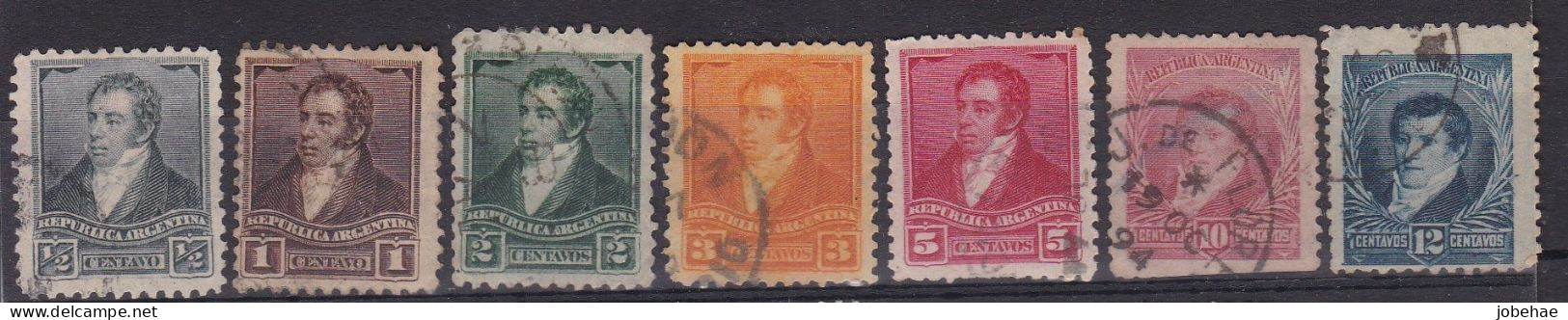Argentine YT° 94-109 - Used Stamps
