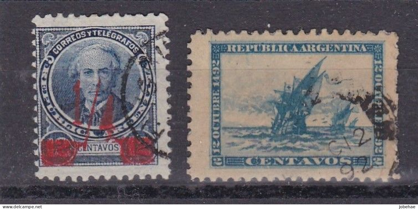 Argentine YT° 91 + 92-93 - Used Stamps