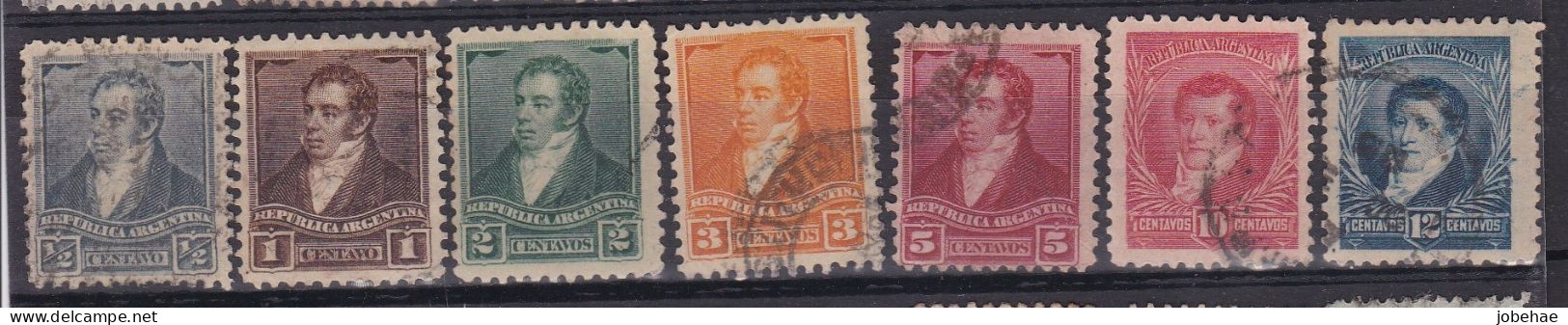 Argentine YT° 94-109 - Used Stamps