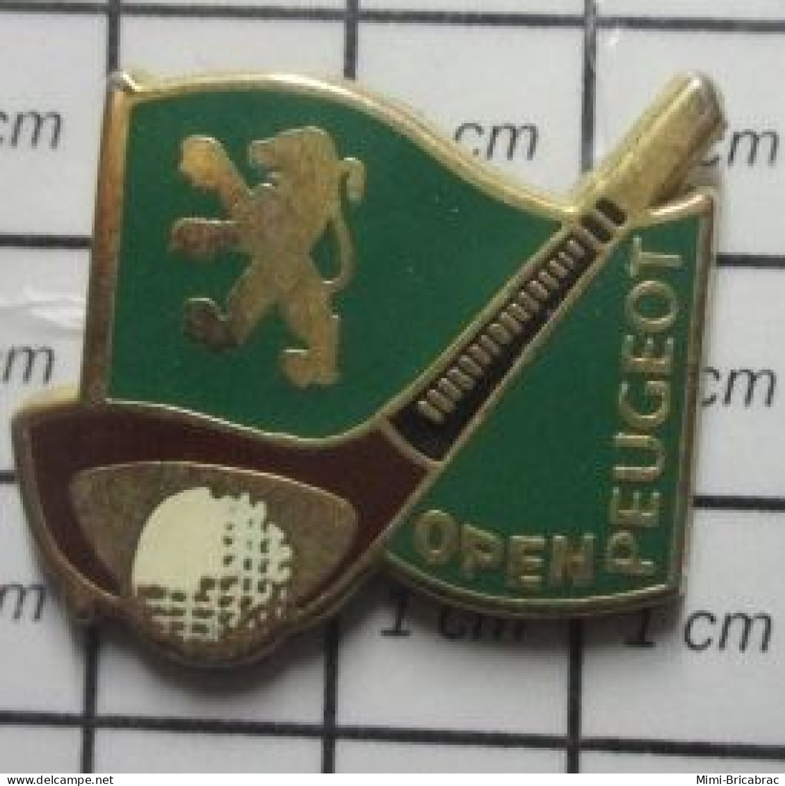 1616B  Pin's Pins / Beau Et Rare / SPORTS / OPEN PEUGEOT GOLF Par HELIUM - Golf