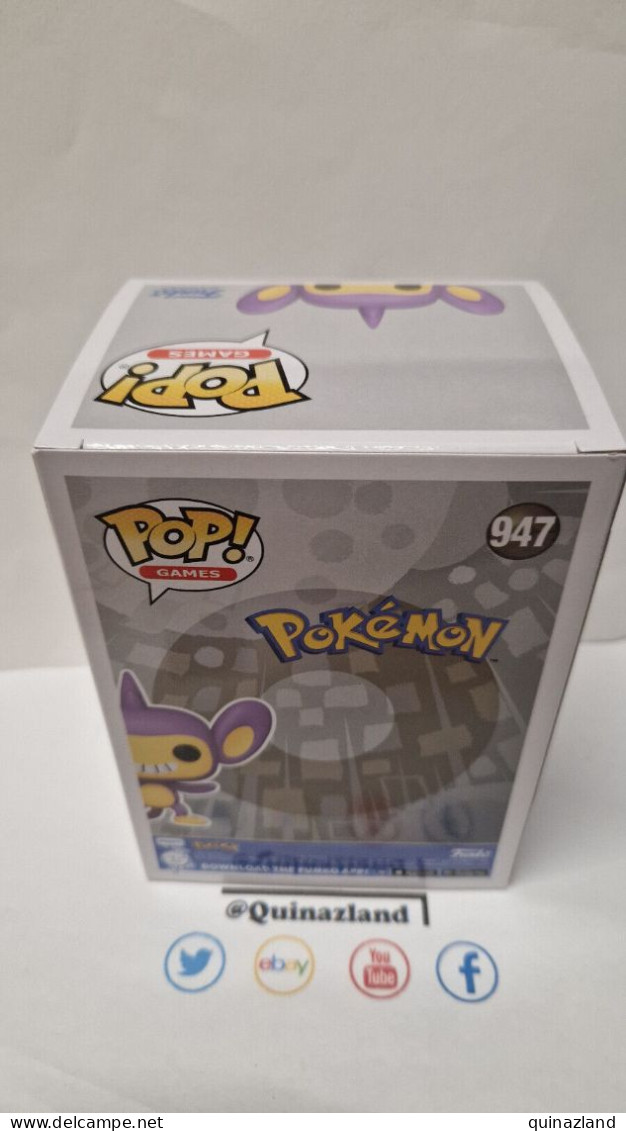 Funko Pop! POKEMON - POP Games N° 947 Capumain (F18) - Jeux Vidéo