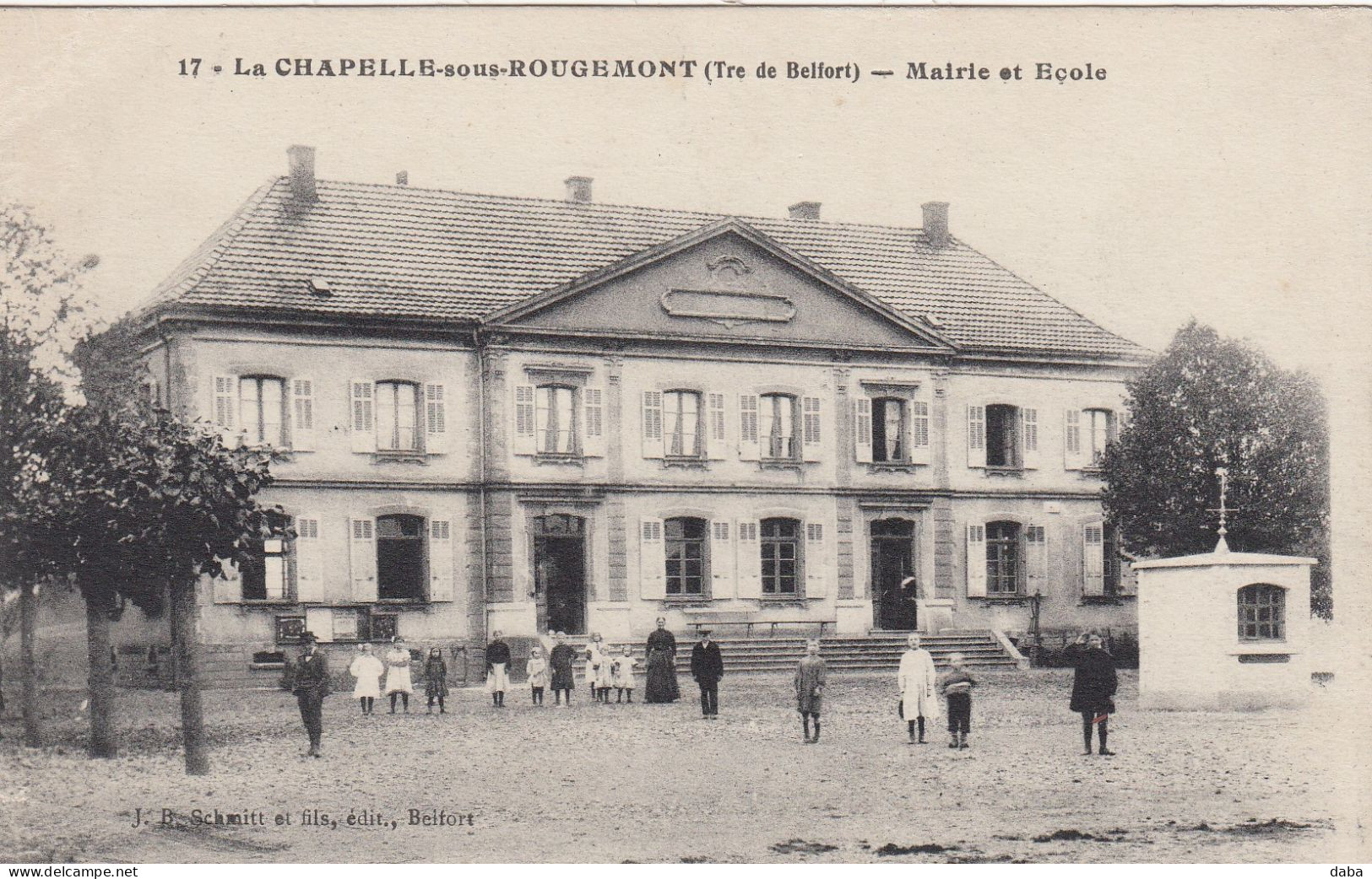 La Chapelle-sous-Rougemont.  ( Tre De Belfort ). Mairie Et Ecole - Belfort – Siège De Belfort