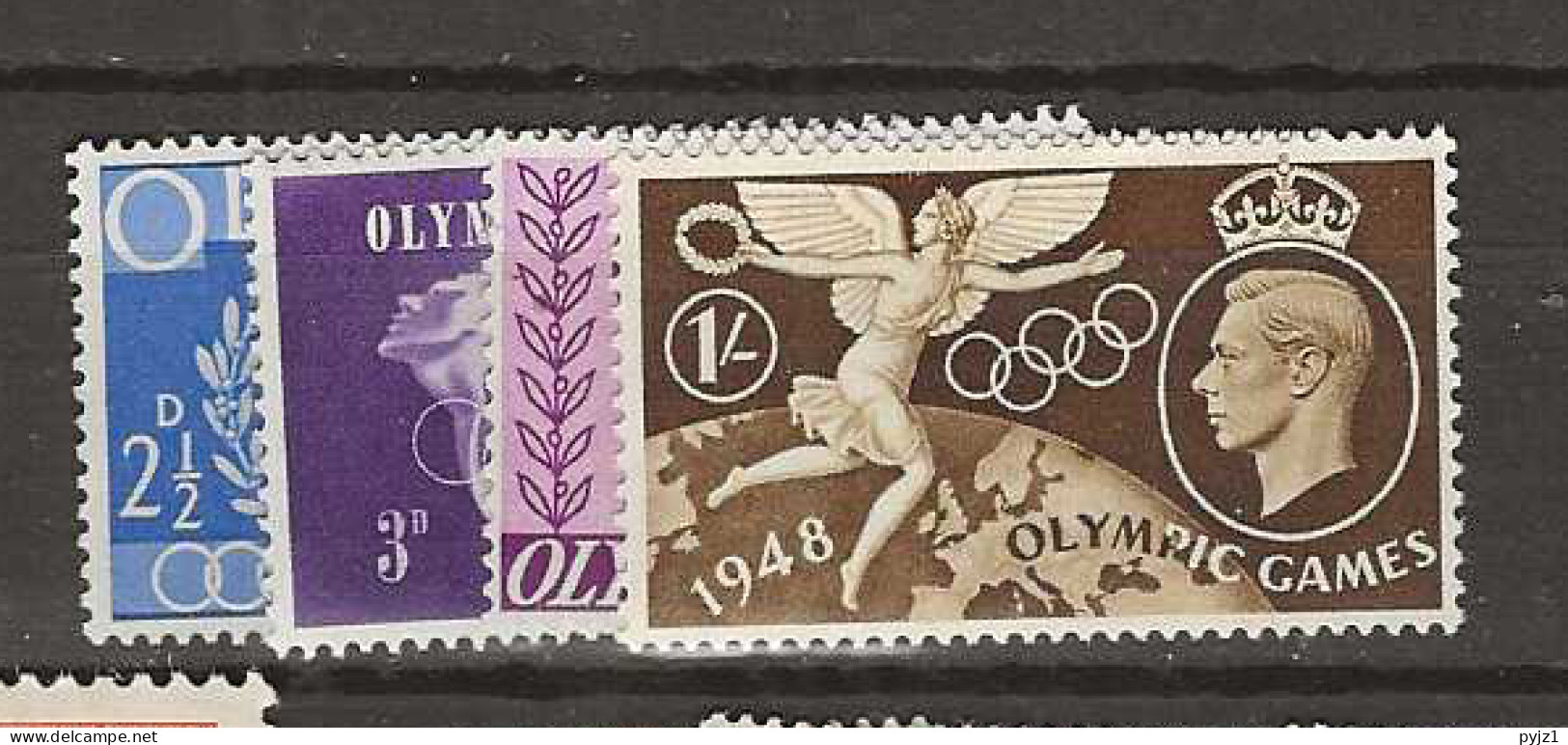 1940 MNH Great Britain Mi 237-40 Postfris** - Unused Stamps