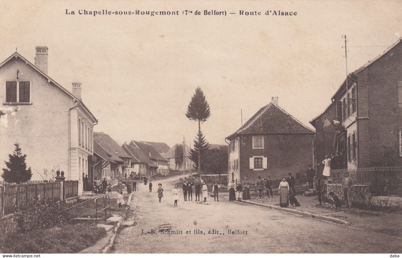 La Chapelle-sous-Rougemont.  ( Tre De Belfort ). Route D'Alsace - Belfort – Siège De Belfort