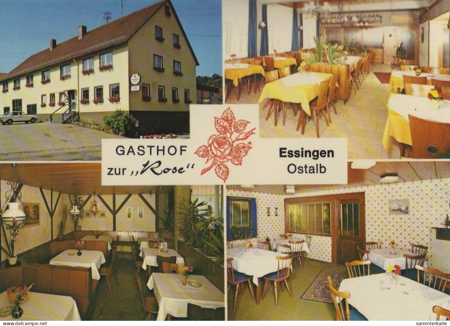 32802 - Essingen - Gasthof Zur Rose - Ca. 1980 - Aalen