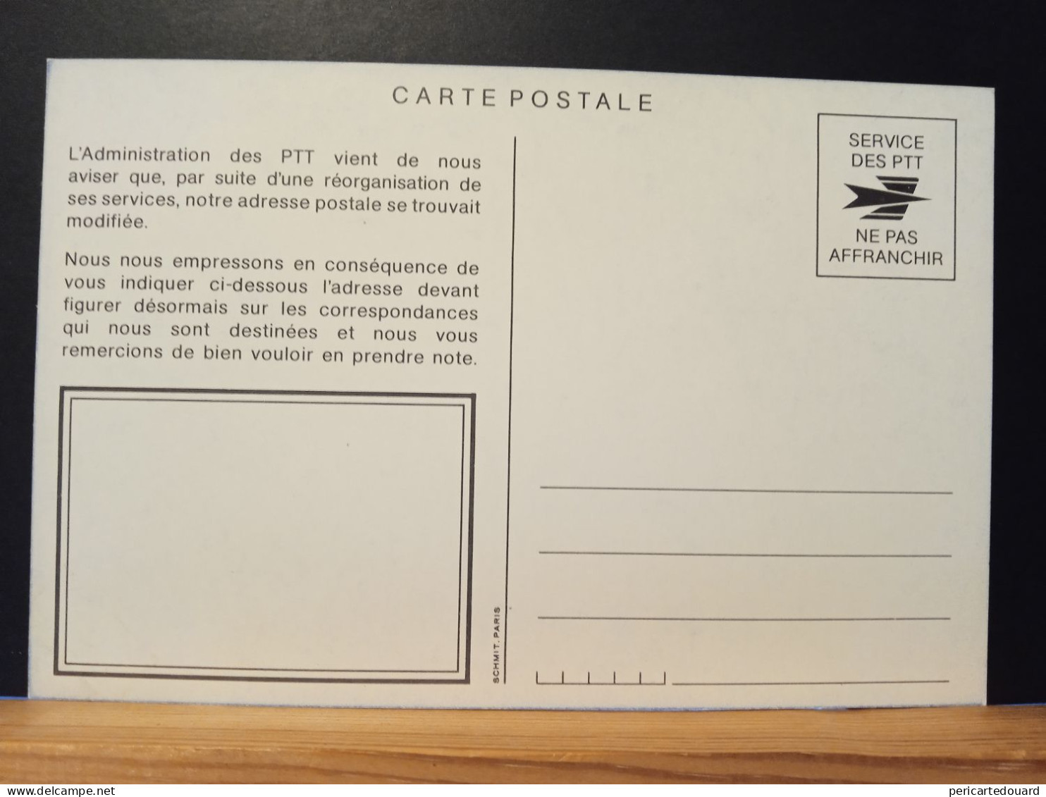 Code Postal. Franchise Postale PTT Sur Carte Logo - Briefe U. Dokumente