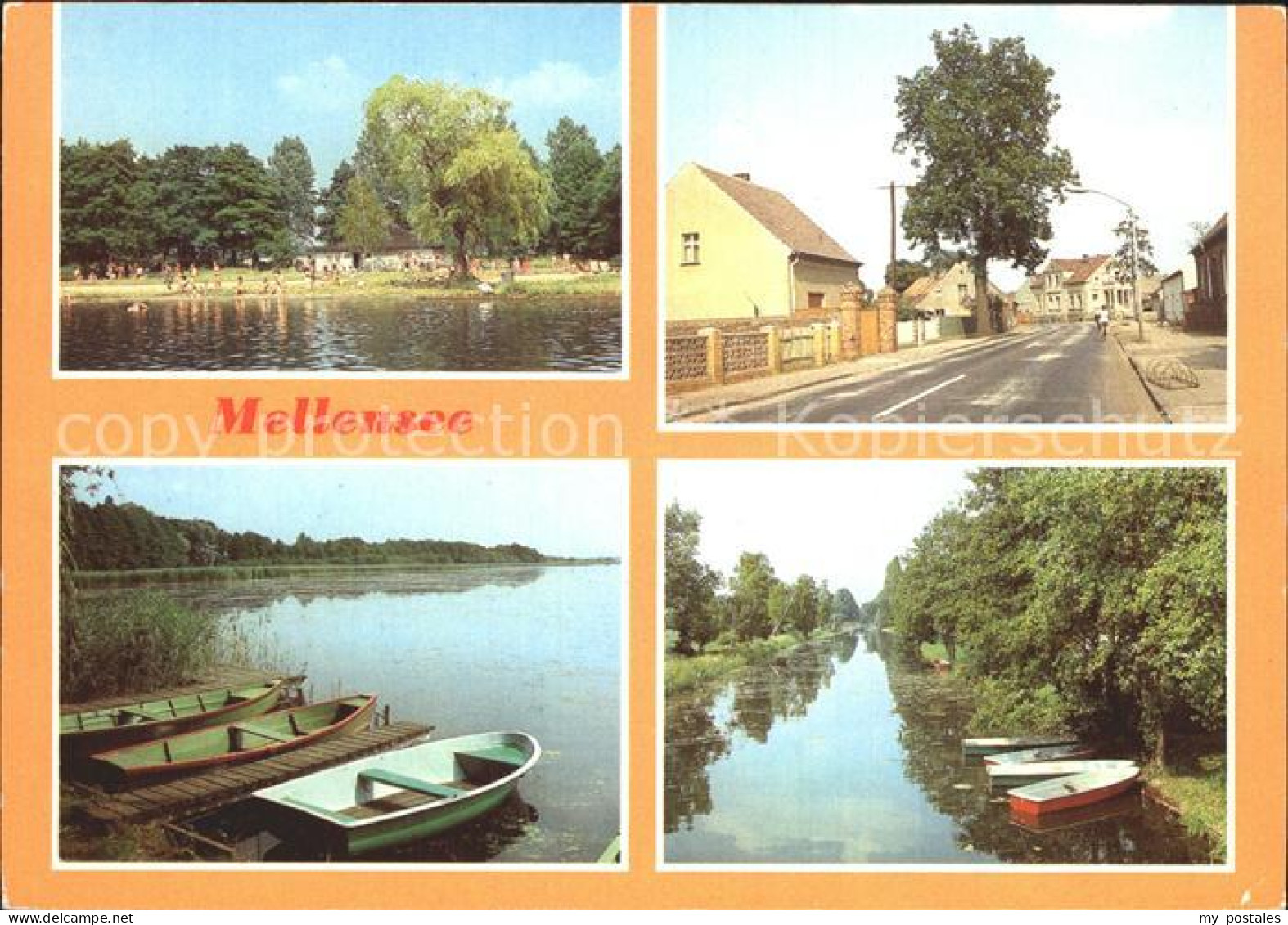 72393611 Mellensee Badestelle Boot  Mellensee - Sperenberg