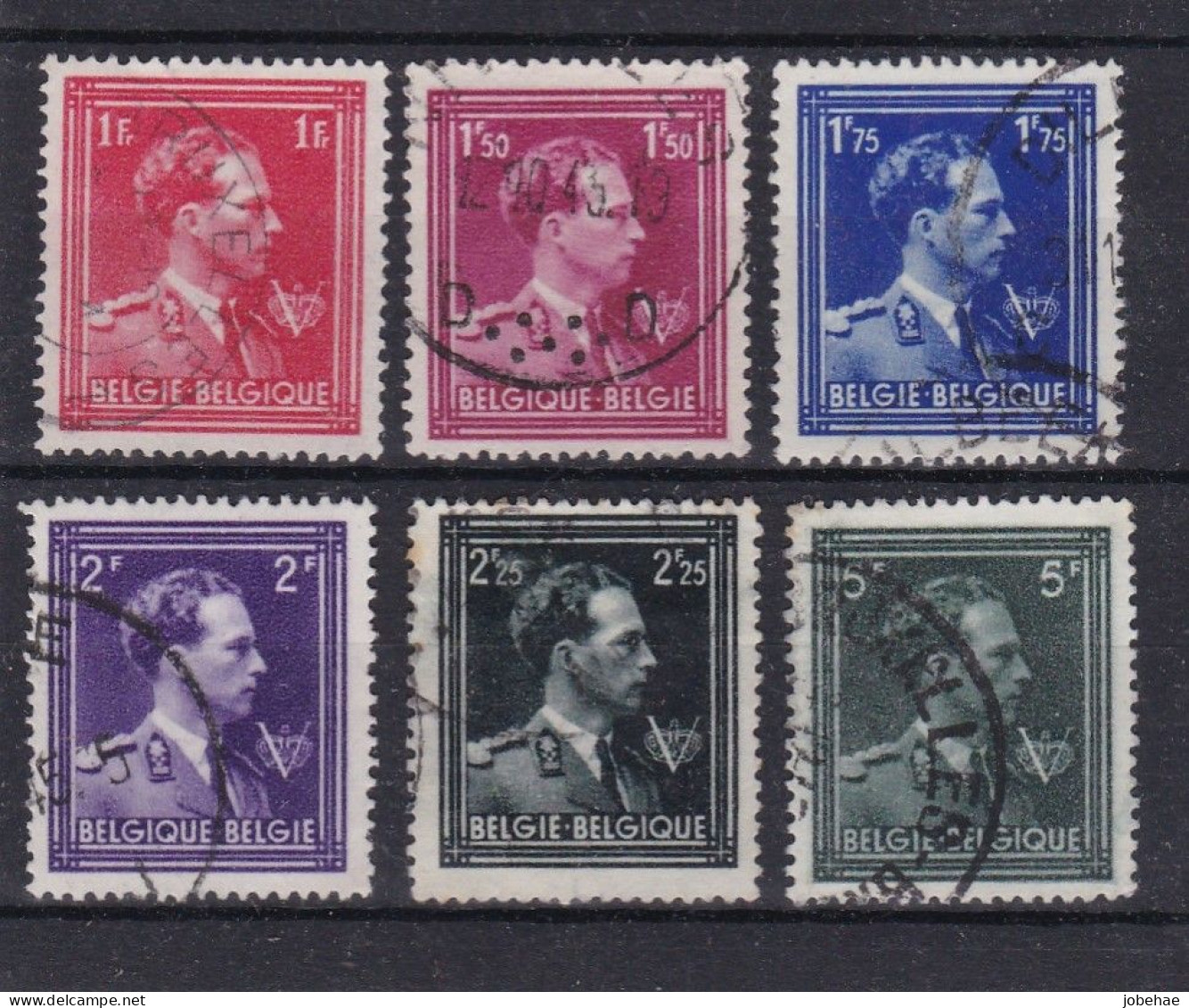 Belgie YT° 690-696 - Used Stamps