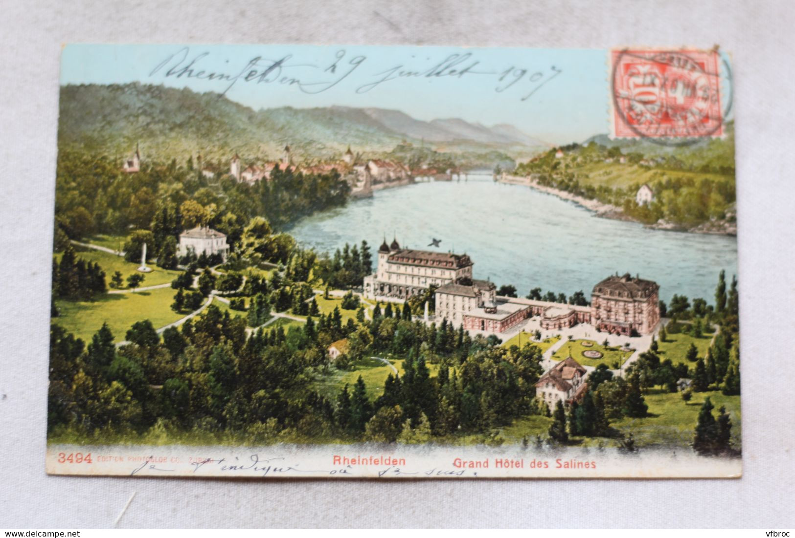 Cpa 1907, Rheinfelden, Grand Hôtel Des Salines, Suisse - Rheinfelden