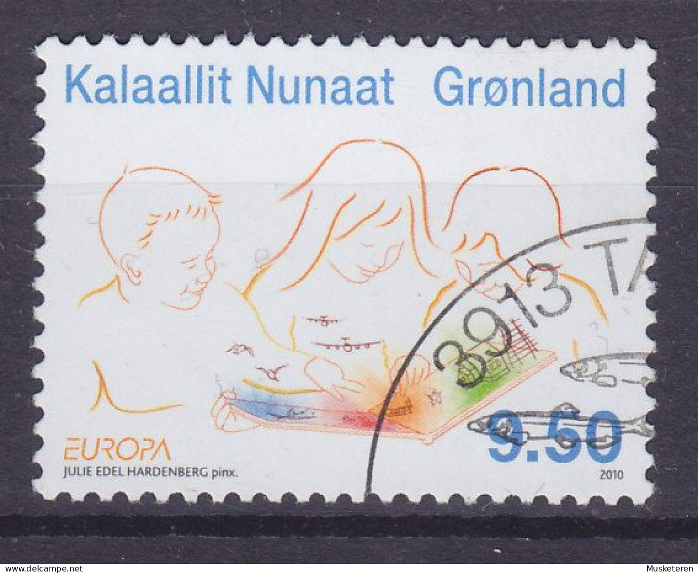 Greenland 2010 Mi. 557, 9.50 Kr. Europa CEPT Kinderbücher - Gebruikt