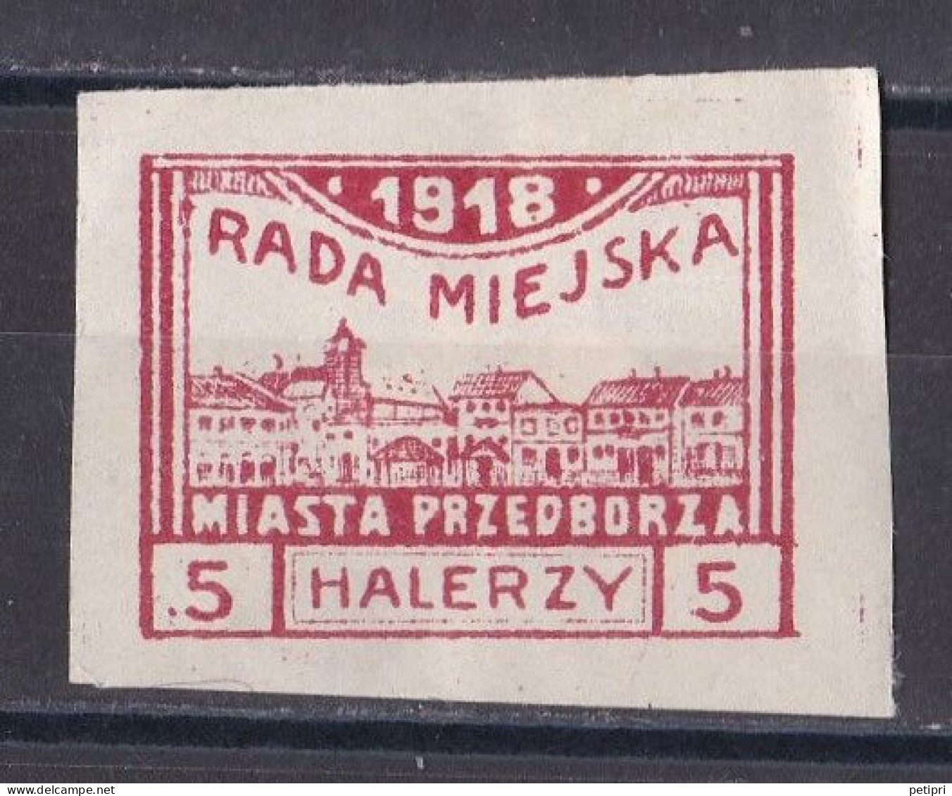 Pologne -  Poste Locale Przedborz  Mi N ° 15  Neuf * ( Timbre Non Dentelé )  Possible Faux - Unused Stamps