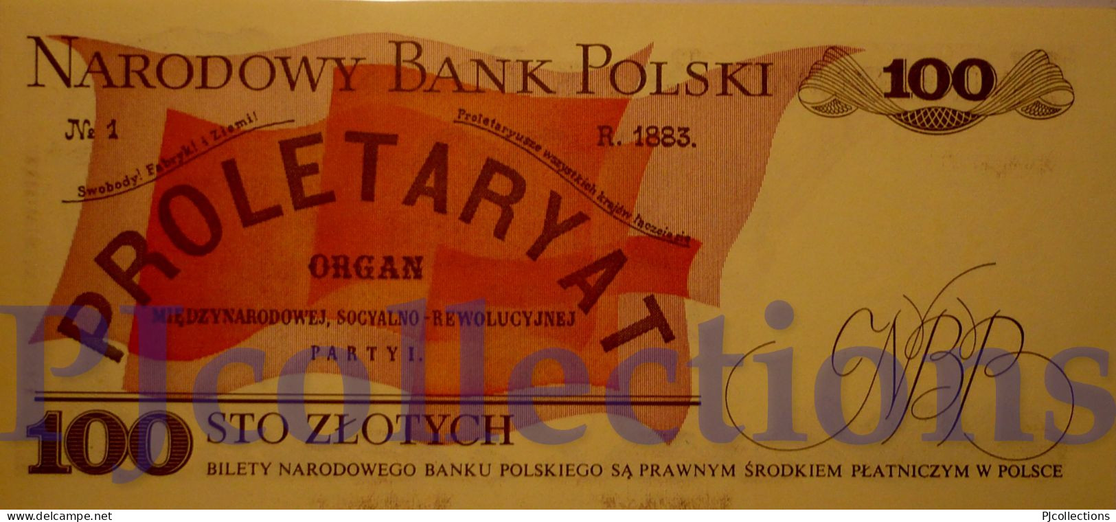 POLAND 100 ZLOTYCH 1986 PICK 143e UNC - Poland
