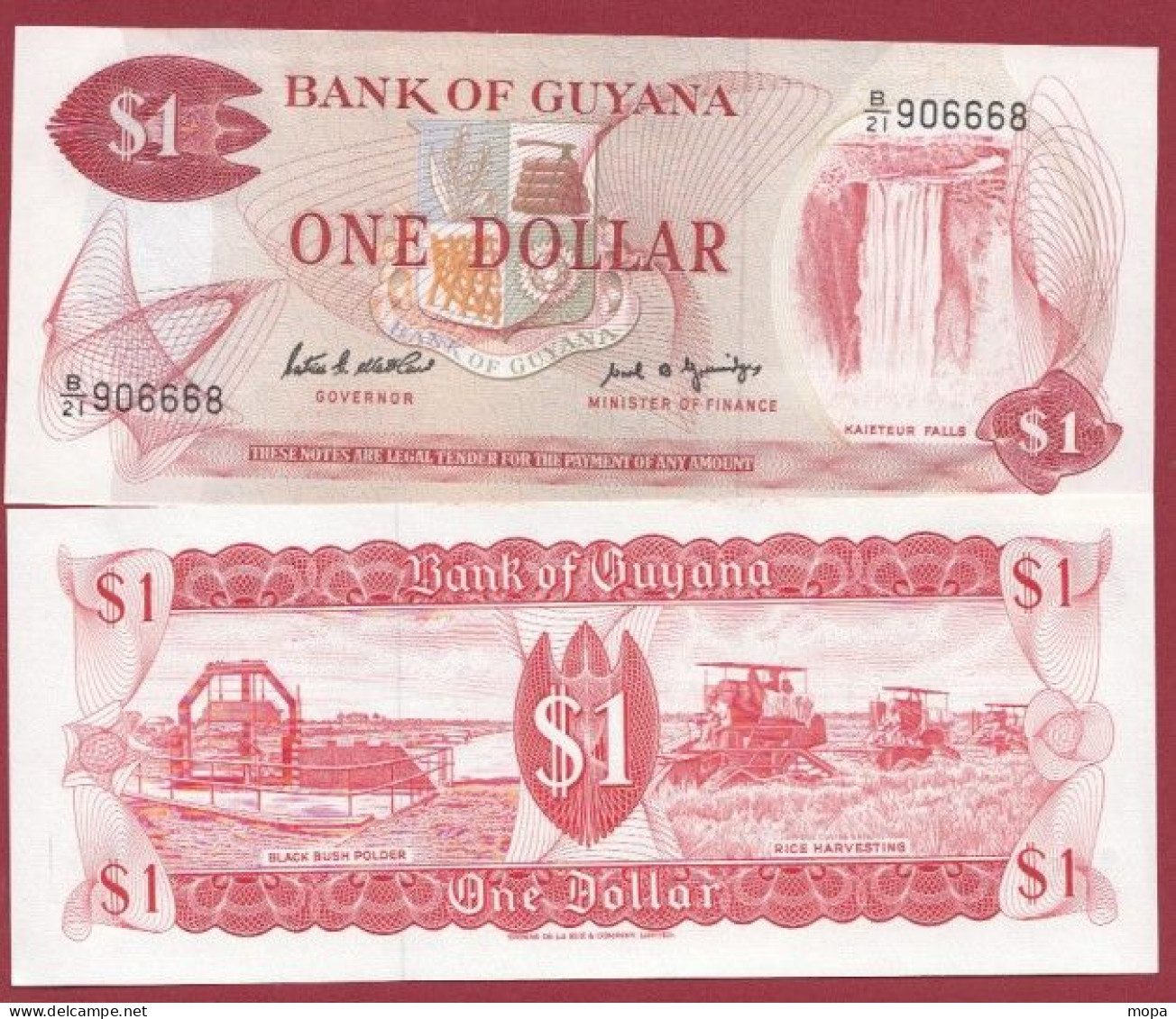 Guyana-- 1 Dollar --1989   ---UNC --(372) - Guyana