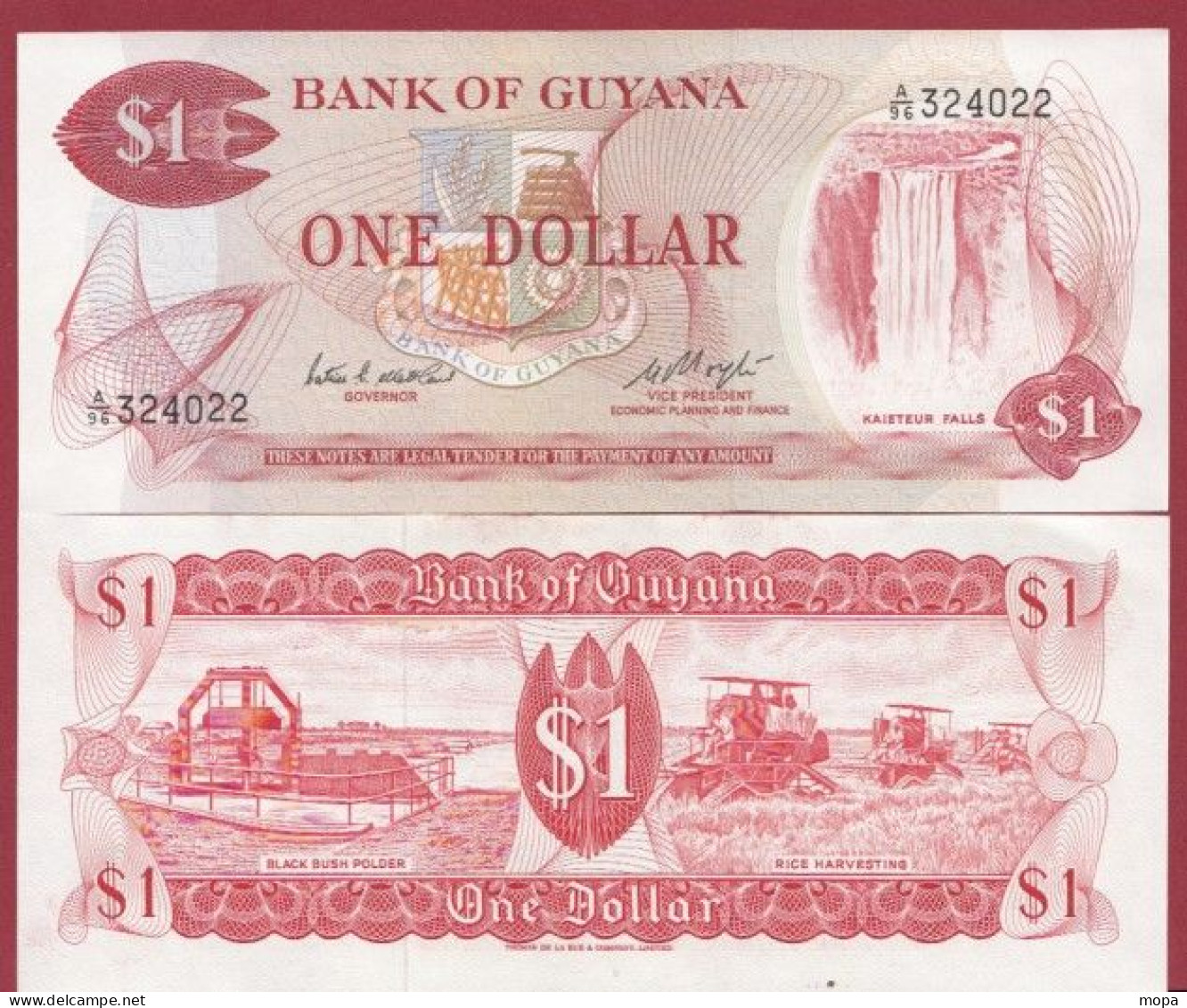 Guyana-- 1 Dollar --1983   ---UNC --(373) - Guyana