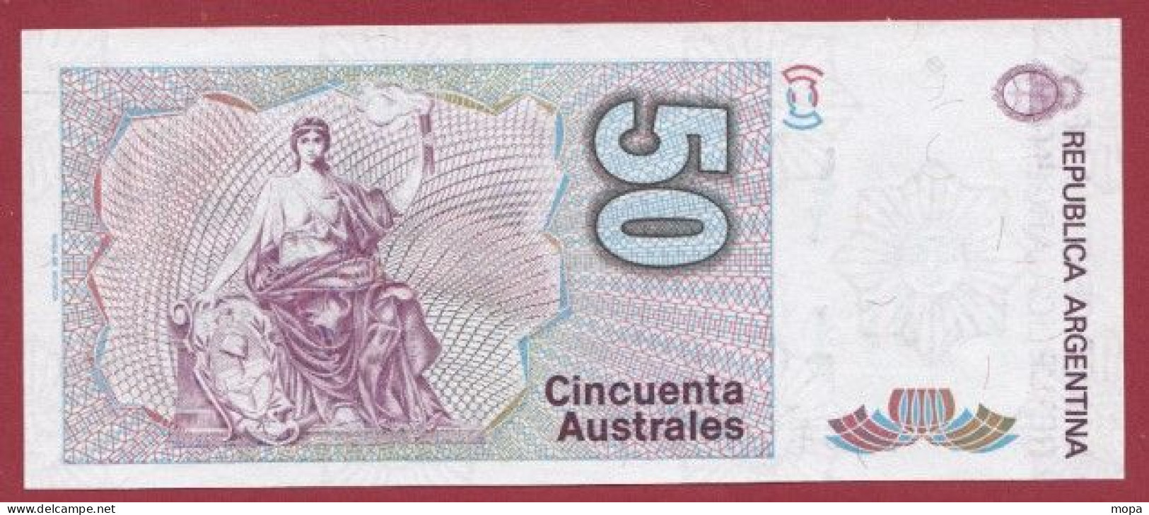 Argentine-- 50 Australes  --1986/89   ---UNC --(374) - Argentina