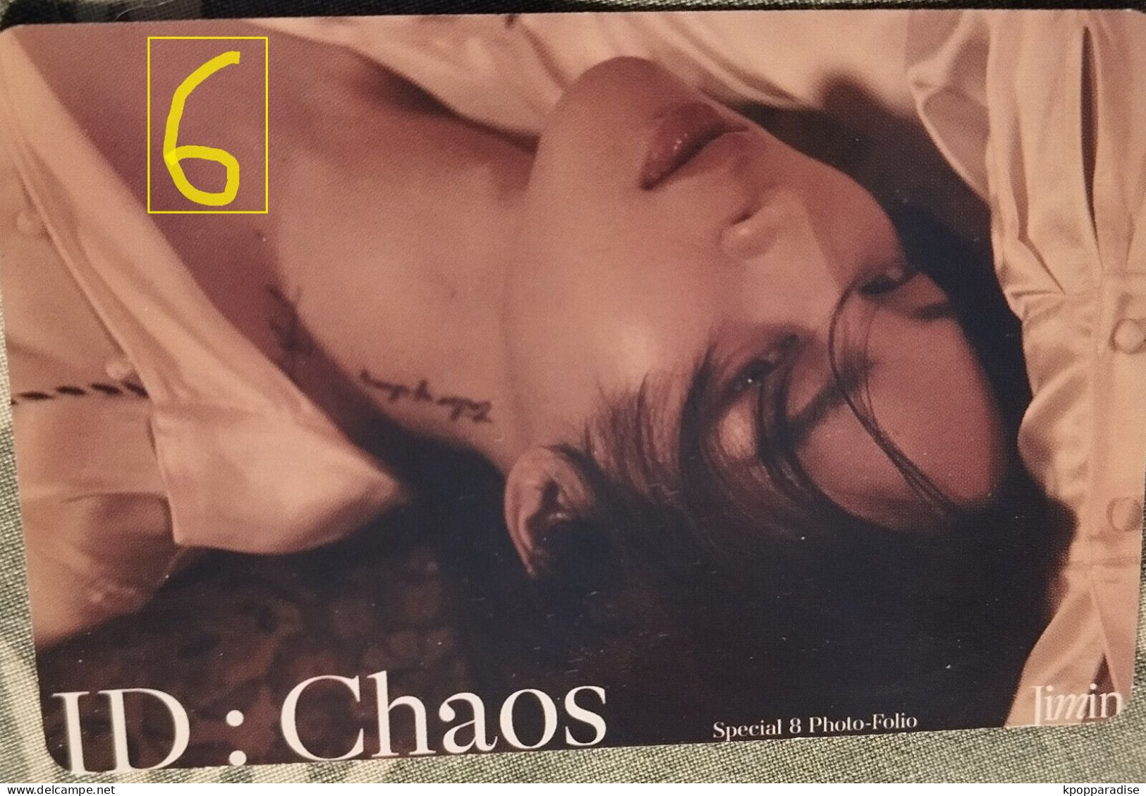 Photocard Au Choix BTS Jimin Me, Myself ID Chaos - Varia