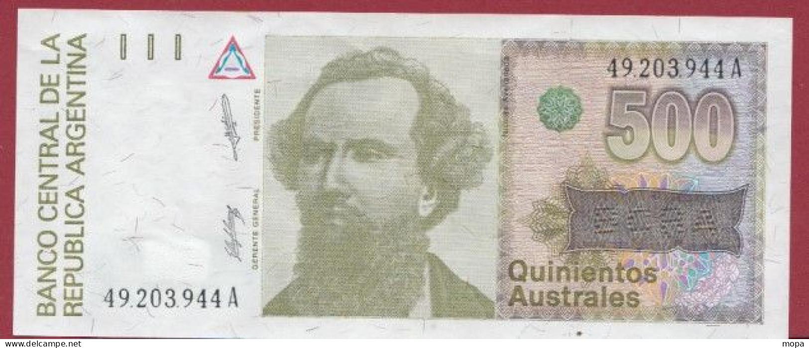 Argentine-- 500 Australes  --1990   ---UNC --(376) - Argentinië