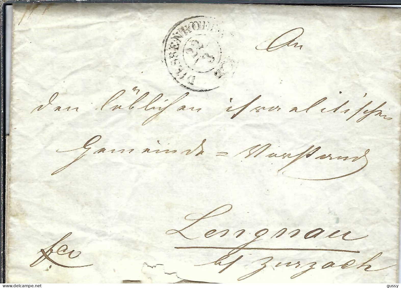SUISSE Préphilatélie Ca.1845: LAC De Diessenhofen (TG) à Lengnau (BE) - ...-1845 Precursores