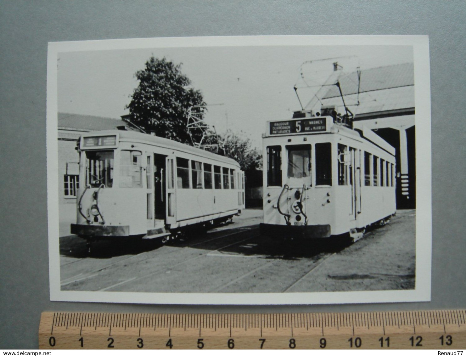 Photo - Quaregnon - Dépôt - Tram - Tramway - Ligne 1 - Ligne 5 - Quaregnon