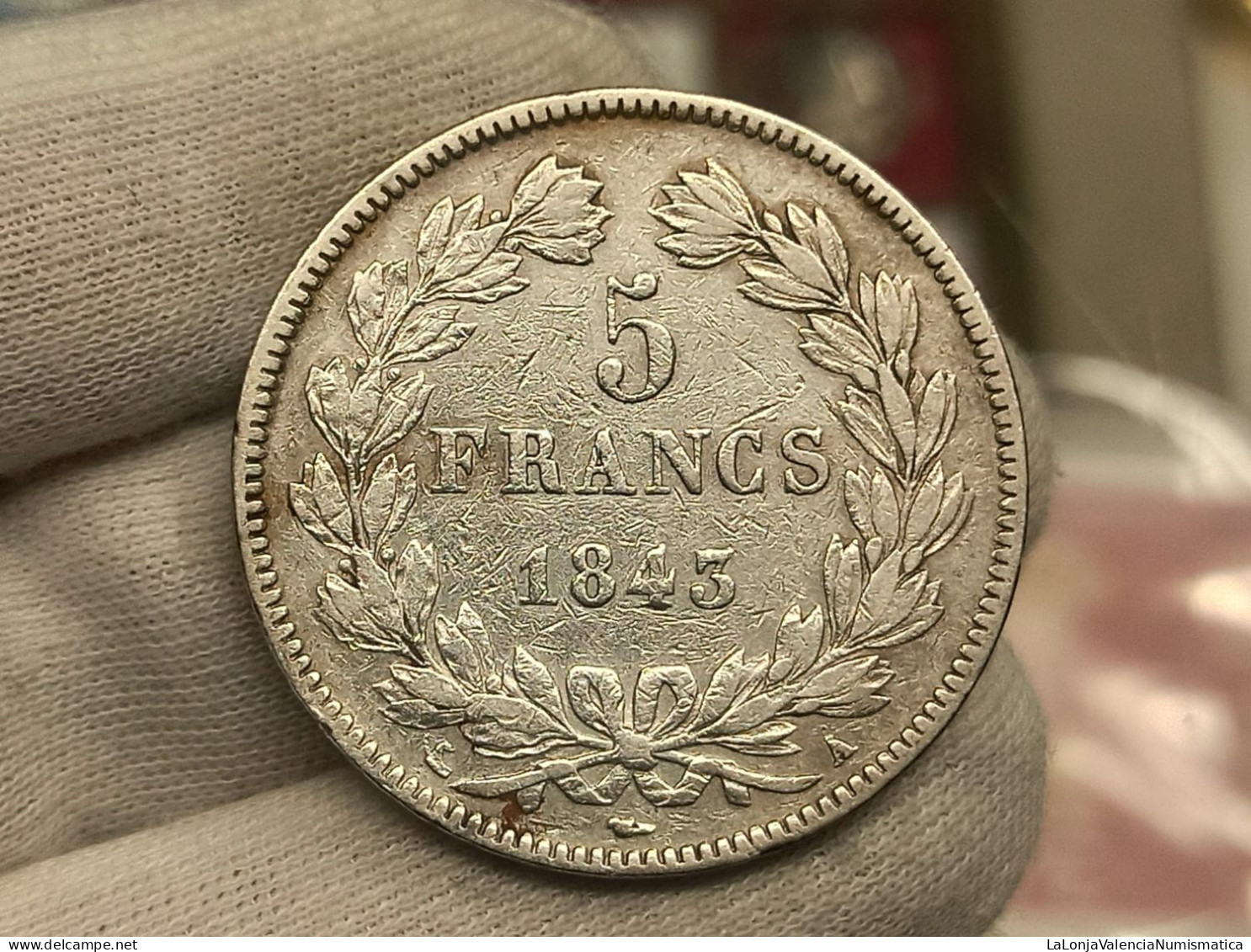 Francia France Louis-Philippe I - 5 Francs 1843 A Paris Km 749.1 Plata - Otros & Sin Clasificación