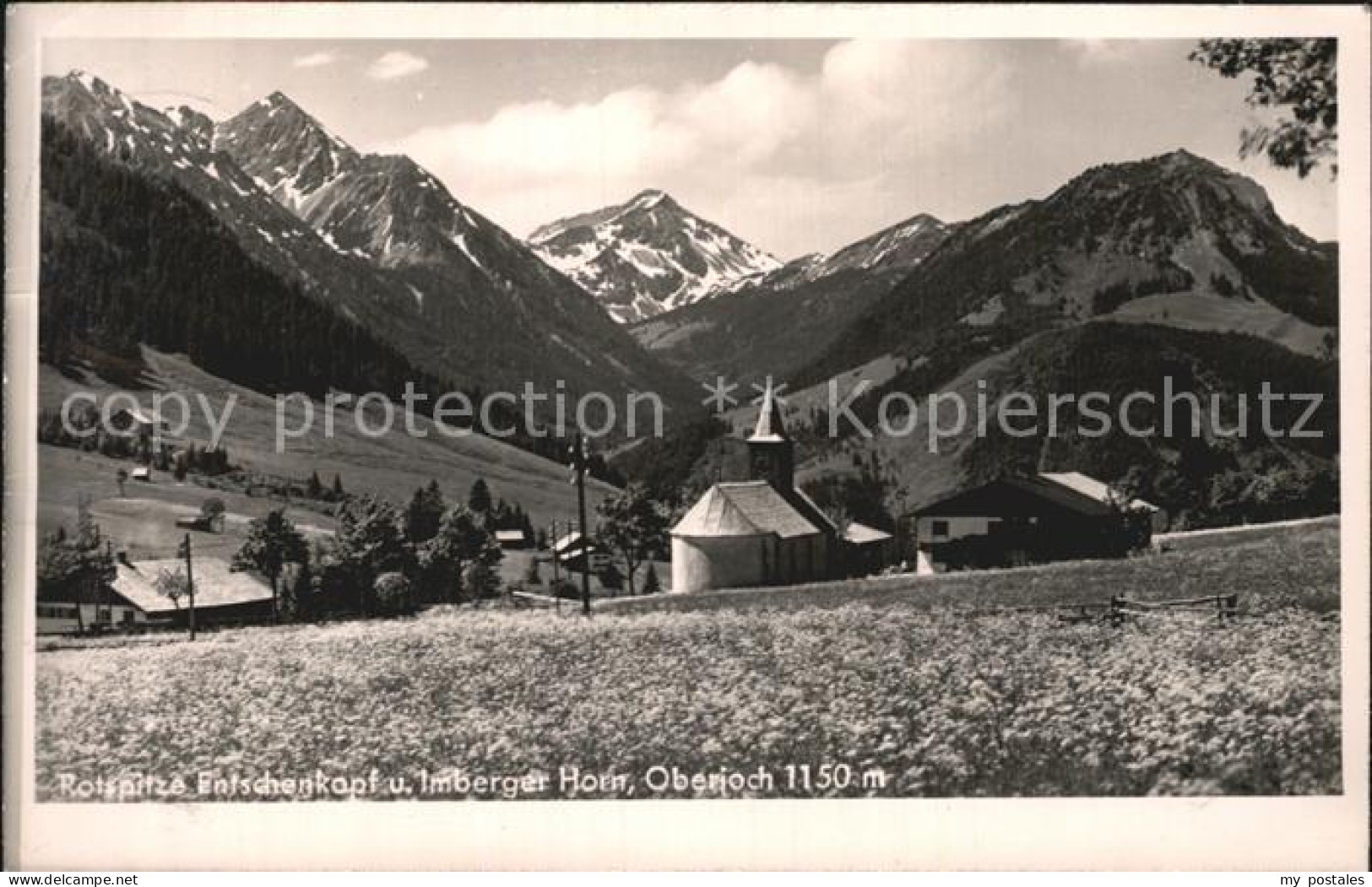 72391946 Oberjoch Rotspitze Entschenkopf Imberger Horn Oberjoch - Hindelang