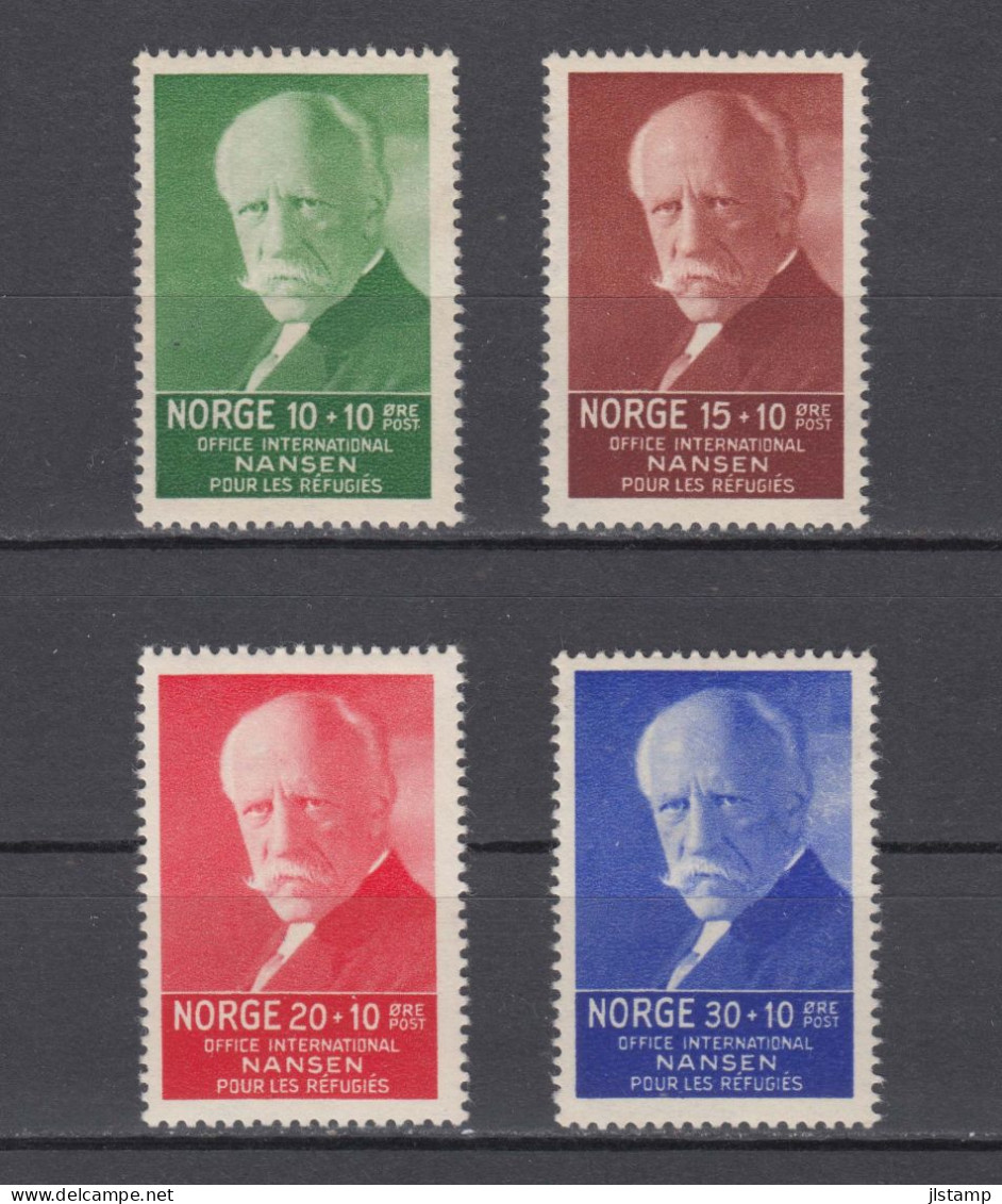 Norway 1935 Nansen Stamps Set Of 4 ,Scott# B5-B8,OG MNH,VF - Ungebraucht