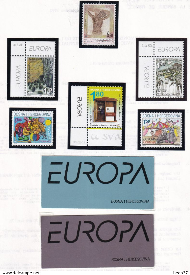 EUROPA 2001/2003 - Bosnie Herzégovine Herceg Bosna - Neuf ** Sans Charnière - TB - 2001