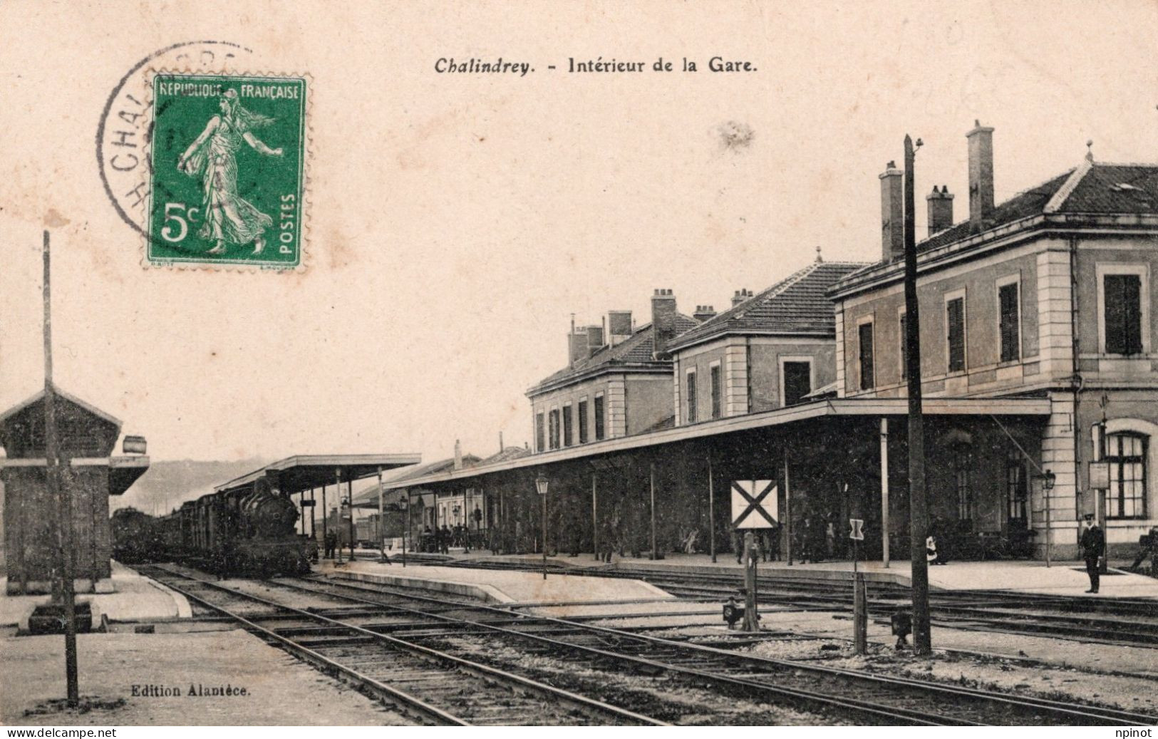 C P A - 52 -  CHALINDREY -  Intérieur De La Gare - Chalindrey