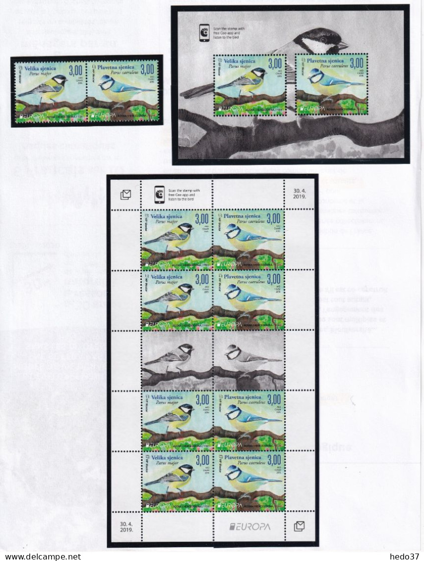 EUROPA 2019 - Bosnie Herzégovine Herceg Bosna N°465/466 - Neuf ** Sans Charnière - TB - 2019