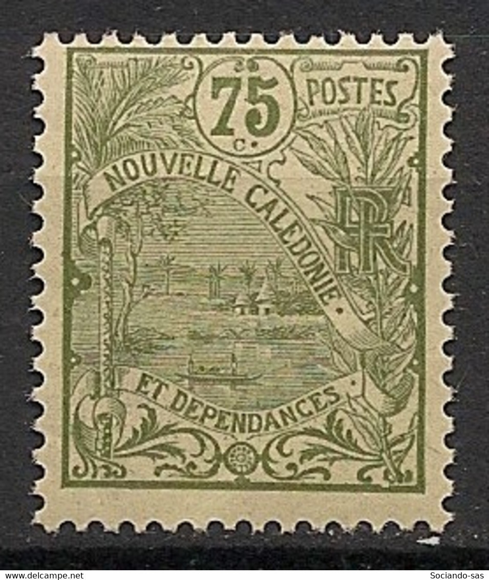 NOUVELLE CALEDONIE - 1905 - N°YT. 101 - Nouméa 75c - Neuf Luxe ** / MNH / Postfrisch - Neufs