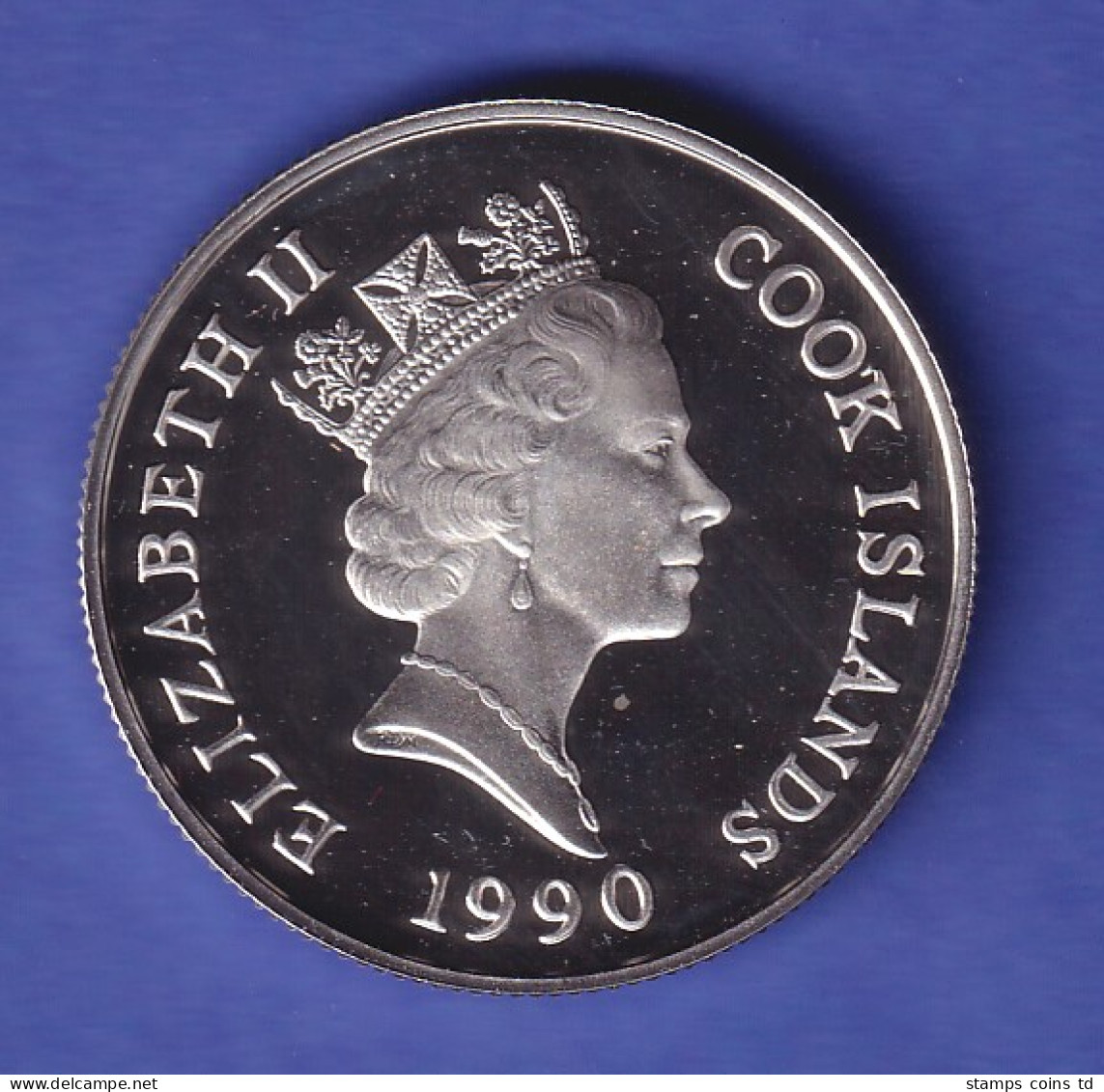 Cook Island Silbermünze 10 $ Olympiade Barcelona Sprinter 1990 PP - Andere - Oceanië